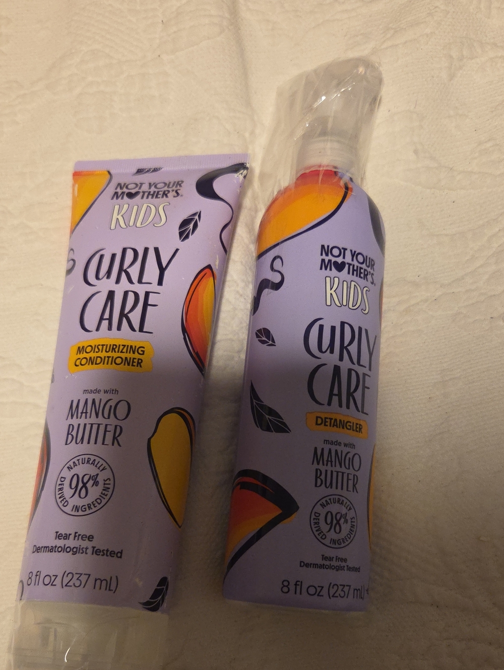 Not Your Mother's Kids Curly Care Mango Butter Detangler & Conditioner Duo